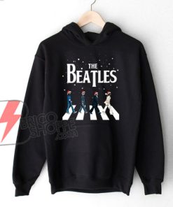The-Beatles-Abbey-Road-Christmas-Hoodie---The-Beatles-Christmas-Hoodie---Funny's-The-Beatles-Hoodie