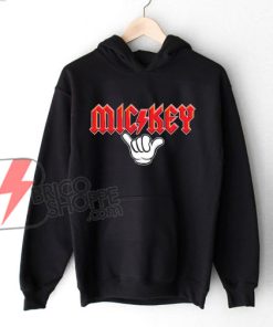 Mickey Metal hand - Funny's Mickey Mouse Metal Hoodie - Disney Hoodie On Sale