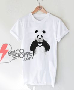 ALL-YOU-NEED-IS-LOVE-panda-Shirt-–-Funny-T-Shirt-On-Sale