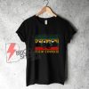 Black Cat Ew Covid Sunset T-Shirt- Funny Shirt
