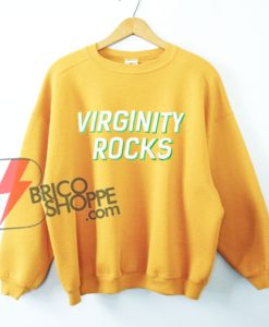 Danny-Duncan-Virginity-Rocks-Yellow-Sweatshirt---Funny-Sweatshirt