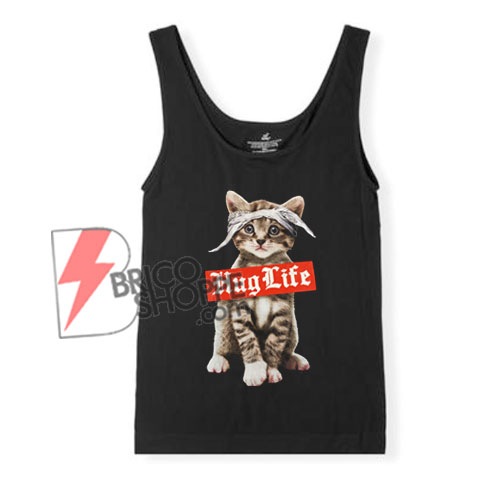 CAT HUG LIFE Tank Top HUG LIFE Tank Top Cat Lover Tank Top Funny