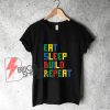 Eat Sleep Build Repeat Master Builder Block Shirt - Funny Shirt On Sale