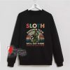 SLOTH RUNNING TEAM Sweatshirt - Funny Sweatshirt On Sale