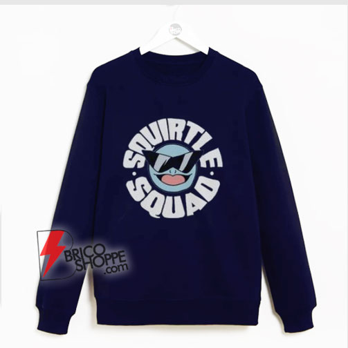 Squirtle Squad Sweatshirt – Pokemon Iconic Computer Game TV Sweatshirt – Funny Sweatshirt On Sale