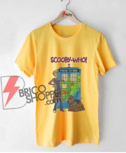 Tardis-Scooby-Who---Funny-Doctor-Scooby-Police-Box-Shirt---Parody-T-Shirt-Yellow