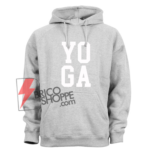 YOGA Hoodie - Funny Hoodie Sport Grey