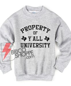 Y'all-University-Sweatshirt--–-property-of-y'all-university-Sweatshirt---Vintage-Sweatshirt