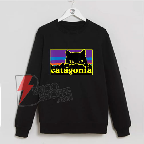 Cat X Patagonia Sweater - Catagonia cat Sweatshirt - Funny Cat Lover Sweatshirt