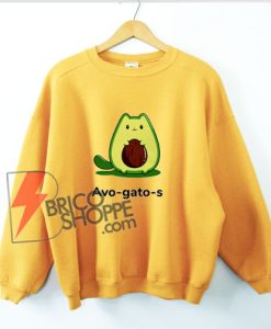Avo Gato s Sweatshirt - Avocado Sweatshirt - Funny Sweatshirt On Sale