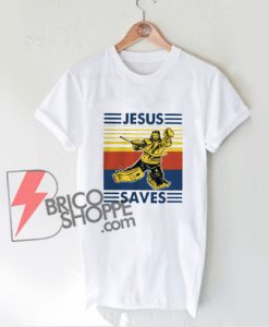 Jesus saves Hockey vintage shirt - Funny Shirt On Sale
