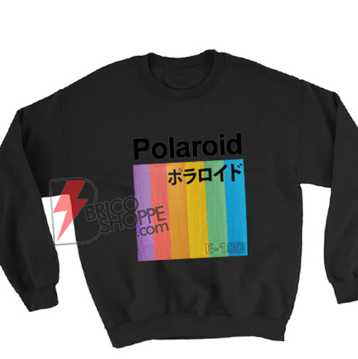 Polaroid Japanese Sweatshirt - Funny Sweatshirt On Sale