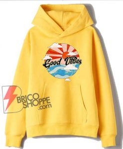 Retro Good Vibes Hoodie - Funny Hoodie On Sale
