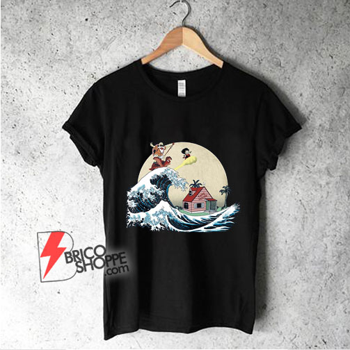 The great of Kanagawa x dragon ball Shirt - Parody Shirt - Funny Shirt