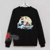 The great of Kanagawa x dragon ball Sweatshirt - Parody Sweatshirt - Funny Sweatshirt