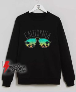 Vintage California Retro Surf Van Surfer Surfing Distressed Sweatshirt – Funny Sweatshirt On Sale