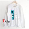 I love Casio Cash Alcohol Sound Intellectuals Omelet Sweatshirt - Parody Sweatshirt - Funny Sweatshirt On Sale