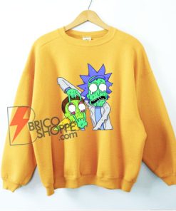 Rick and Morty Zombie Sweatshirt – Funny Rick and Morty Sweatshirt - Funny Sweatshirt