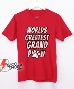 grand paw vintage dogs lovers grandparents day funny gift T-Shirt - Funny Shirt