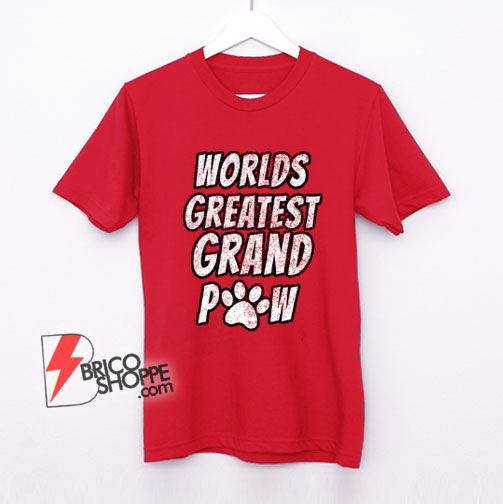grand paw vintage dogs lovers grandparents day funny gift T-Shirt - Funny Shirt