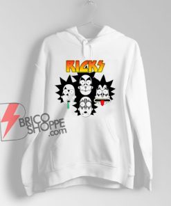 Rick And Morty Parody Kiss Band Hoodie - Funny Hoodie On Sale