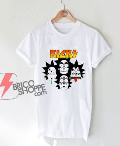 Rick And Morty Parody Kiss Band T-Shirt - Funny Shirt On Sale