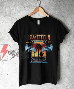 vintage shirt - Led Zeppelin In Concert Inglewood T-Shirt - Funny Shirt