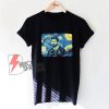 Messi Van Gogh Style T-Shirt - Funny Shirt On Sale