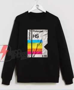 Polaroid HS E-195 Sweatshirt - Vintage Polaroid Sweatshirt - Funny Sweatshirt On Sale