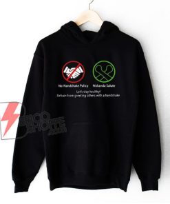 Stay healthy - No Handshake only Wakanda Salute - Fight Coronavirus - Be smart Be wise Be safe Hoodie – Wakanda Salute Hoodie