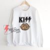 kiss leopard Sweatshirt - Funny Sweatshirt On Sale