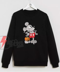 Disney Mickey Mouse Mummy Halloween Sweatshirt - Funny Sweatshirt