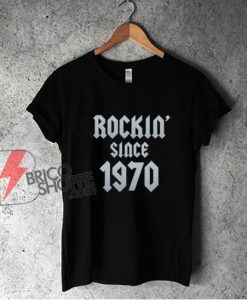 Gift for 50 Year Old Classic Rock 1970 50th T-shirt - Funny Shirt
