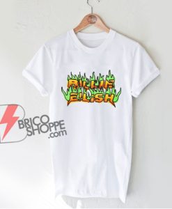 Billie Eilish Green T-Shirt - Funny Shirt On Sale