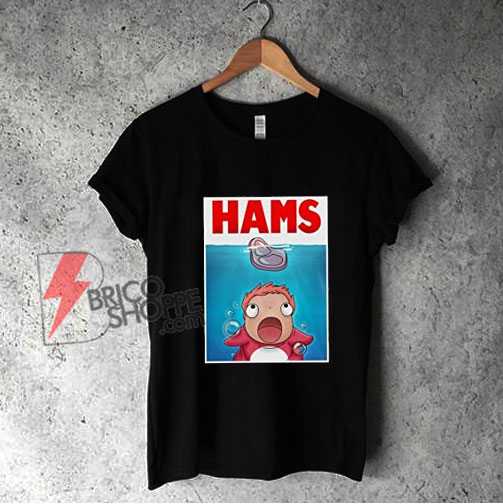 HAMS Shirt - Parody HAMS JAWS Shirt - Funny Shirt