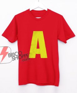 A Letter Alvin Chipmunks T-Shirt - Funny Shirt On Sale
