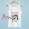 College Educated Socialist Witch Tank Top - Funny Tank Top On Sale
