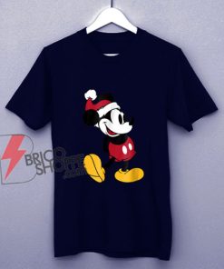 Disney Christmas Shirt - Mickey Mouse Santa Christmas Shirt - Funny Christmas Shirt
