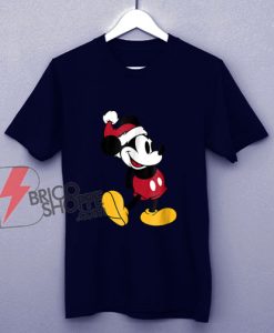 Disney Christmas Shirt - Mickey Mouse Santa Christmas Shirt - Funny Christmas Shirt