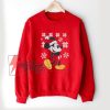 Disney Christmas Sweatshirt - Mickey Mouse Christmas Sweatshirt - Funny Christmas Sweatshirt