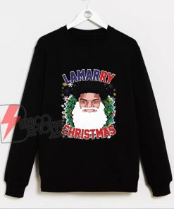 Lamar Jackson Lamarry Christmas Sweatshirt - Funny Sweatshirt
