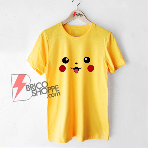Pokémon Shirt - Pokemon Pikachu Face Shirt - Funny Shirt