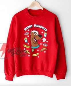 Scooby Doo Merry Munchies Christmas Sweatshirt - Scooby Doo Christmas Sweatshirt – Funny Christmas Sweatshirt