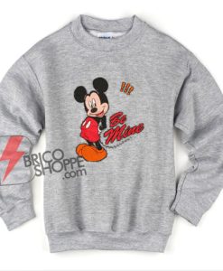 BE MINE Mickey Mouse Sweatshirt - Valentine Sweatshirt - Disney Sweatshirt - Funny Sweatshirt On Sale