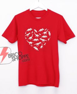 Heart of Dinosaurs Shirt - Dinosaurs Shirt - Funny Valentine's Shirt - Valentine's Day Shirt - Funny Dinosaurs Shirt