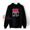 Keith Haring Big Love Hoodie - Funny Valentine Gift Hoodie - Funny Hoodie