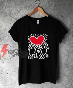 Keith Haring Big Love T-Shirt - Funny Valentine Gift Shirt - Funny Shirt