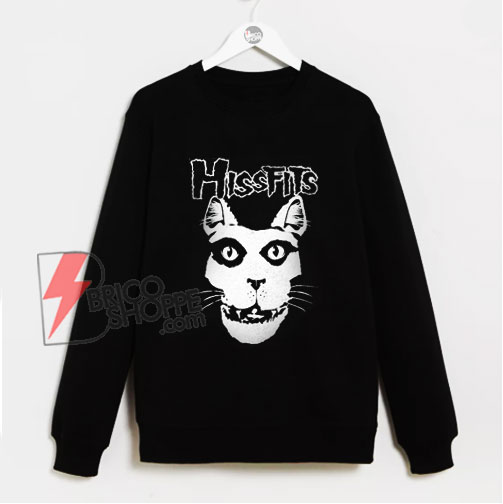 Mistfits Sweatshirt - Misfits Band Parody Cat Sweatshirt - Cat Lover Sweatshirt - Parody Sweatshirt - Funny Sweatshirt