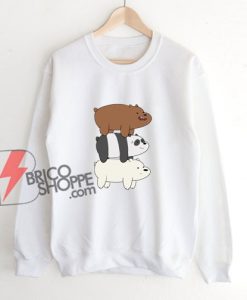 We Bare Bears Mountain Sweatshirt - Funny Bears Sweatshirt - Funny Sweatshirt