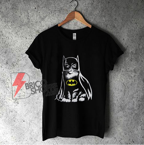 Batman Cat Shirt - Cat Lover Shirt - Parody Shirt - Funny Shirt On Sale